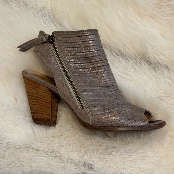 Paul Green Womens Cayanne Leather Peep Toe Sandal Booties Size 6.5 UK 4 - Picture 4 of 13